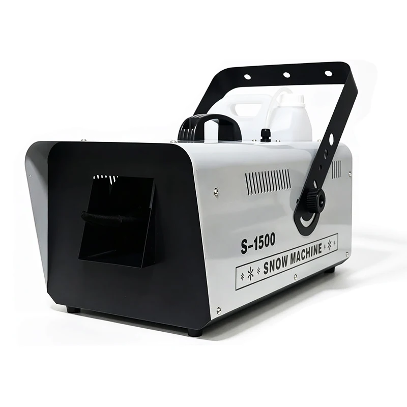 1500W Snowflake Machine DMX512 Wired Wireless Control 5L Volume Tank 5M Spray Distance for Christmas Party Holiday Outdoor Event