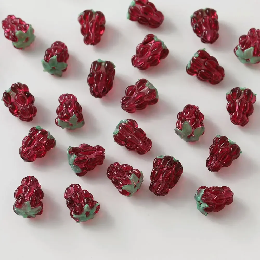 Perles en verre pour Bracelet, breloques, pendentif, pour la fabrication de bijoux, accessoires faits à la main, 13x10mm, 2 pièces