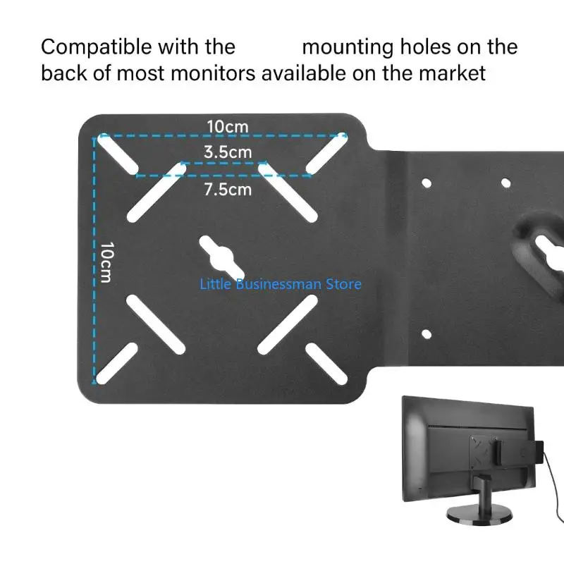 Metall-VESA-Dock-Halterung für WD19 WD22TB4, Display-Rückwand oder Wandmontage mit Hardware-Kit für die Kabelführung – Detail 7