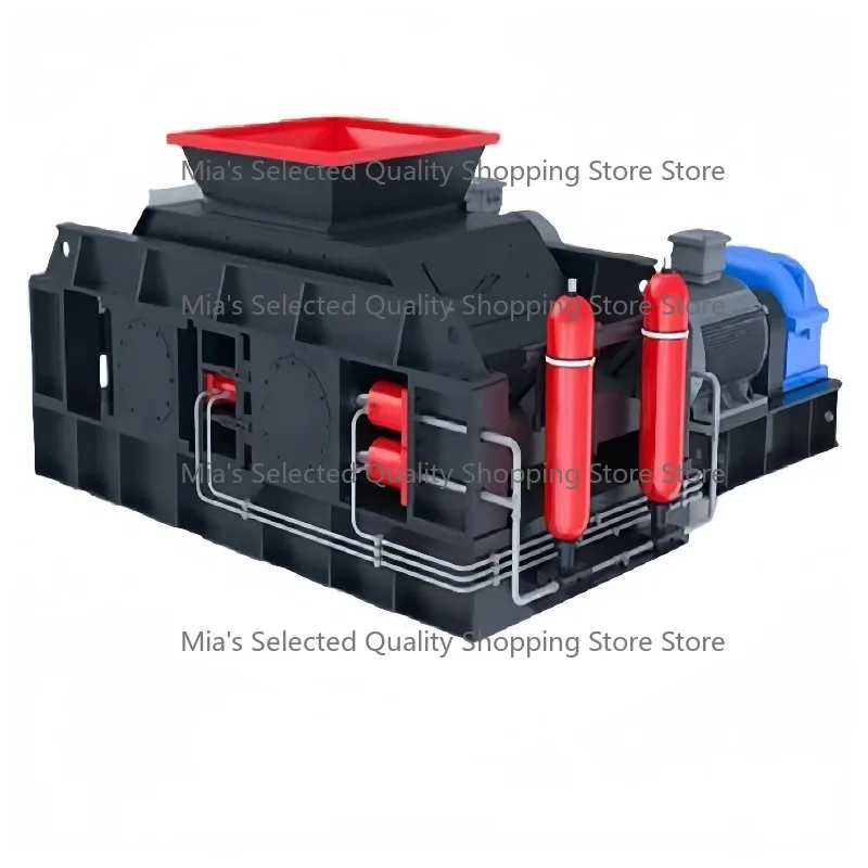 Hydraulic Double Tooth Roll Crusher Machine for Gravel Sand Stone Crushers Smooth Teeth Type Roller Crusher Manufacturer
