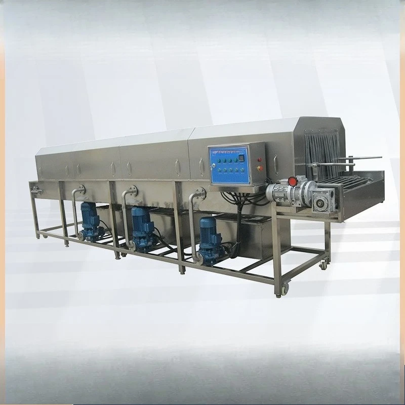 machine Plastic turnover basket cleaning machine Cleaning and disinfection line Plastic frame cleaning equipment