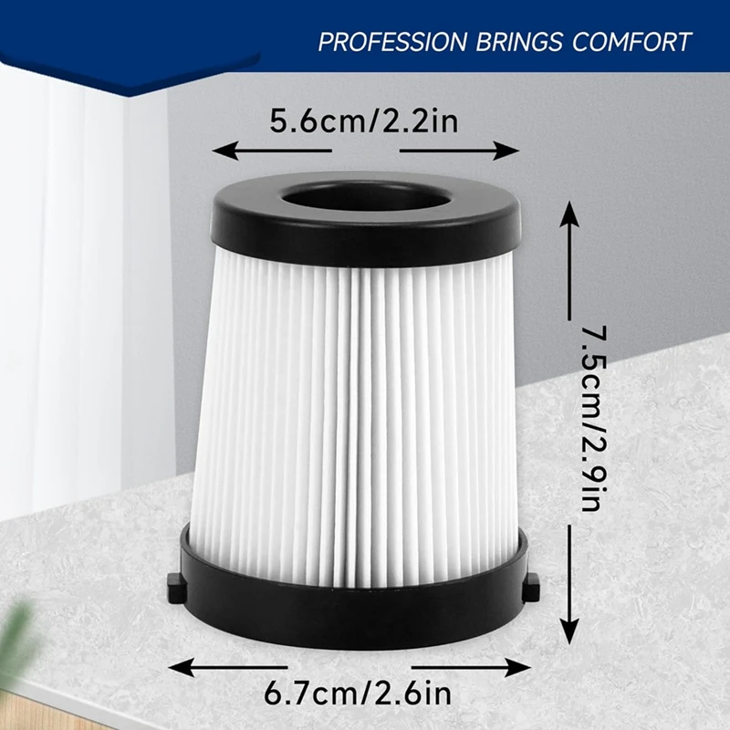 HEPA Filters Replacement For Vacuum Fabuletta FSV101 FSV001 Girnoor G160&G165 Afoddon A300