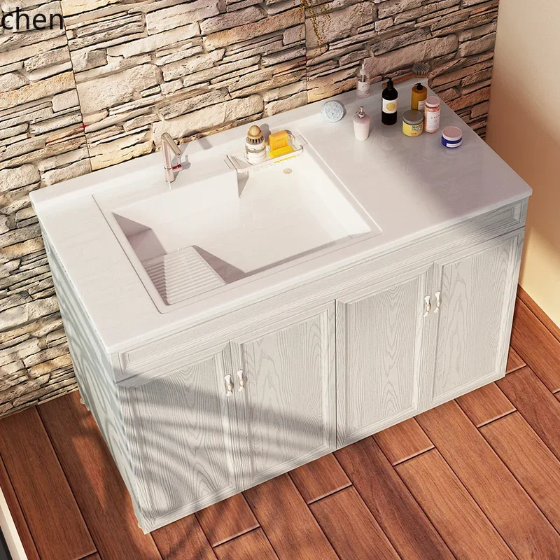 HYS laundry cabinet balcony cabinet combination drum washing machine dryer significant other laundry pool