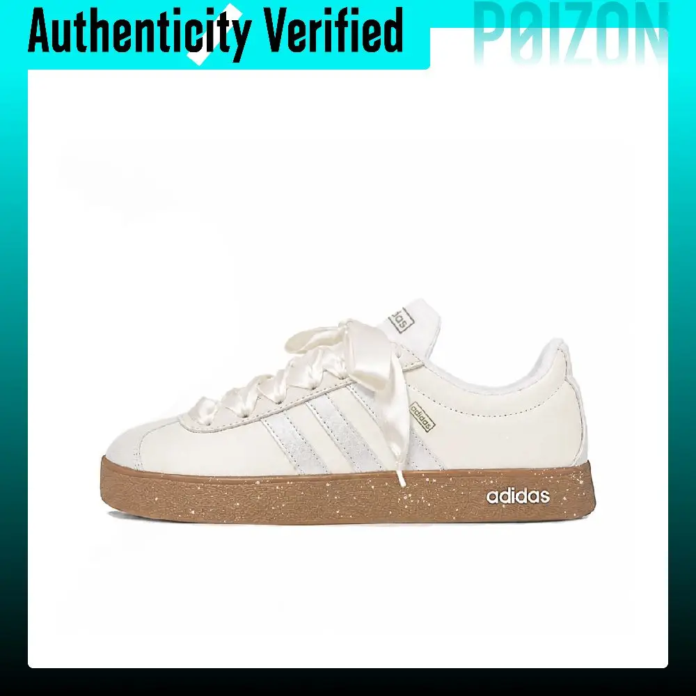 Adidas VL Court German Army Trainers Unisex Low Top Silver JQ1501(Team1301-)