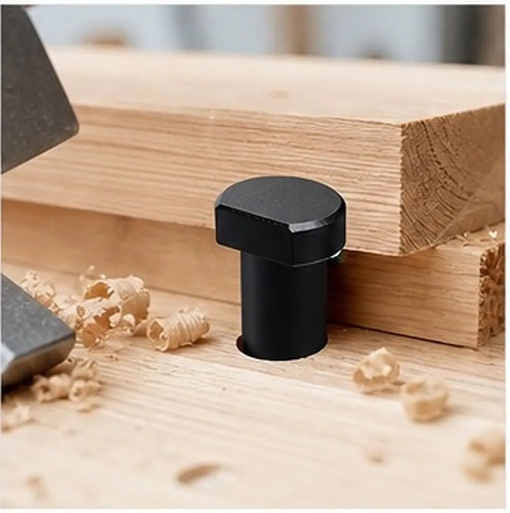 Durable Workbench Peg Planing Stopper Nonslip Brake Plug for Woodworking Workbench Dog Reusable Positioning Clamp