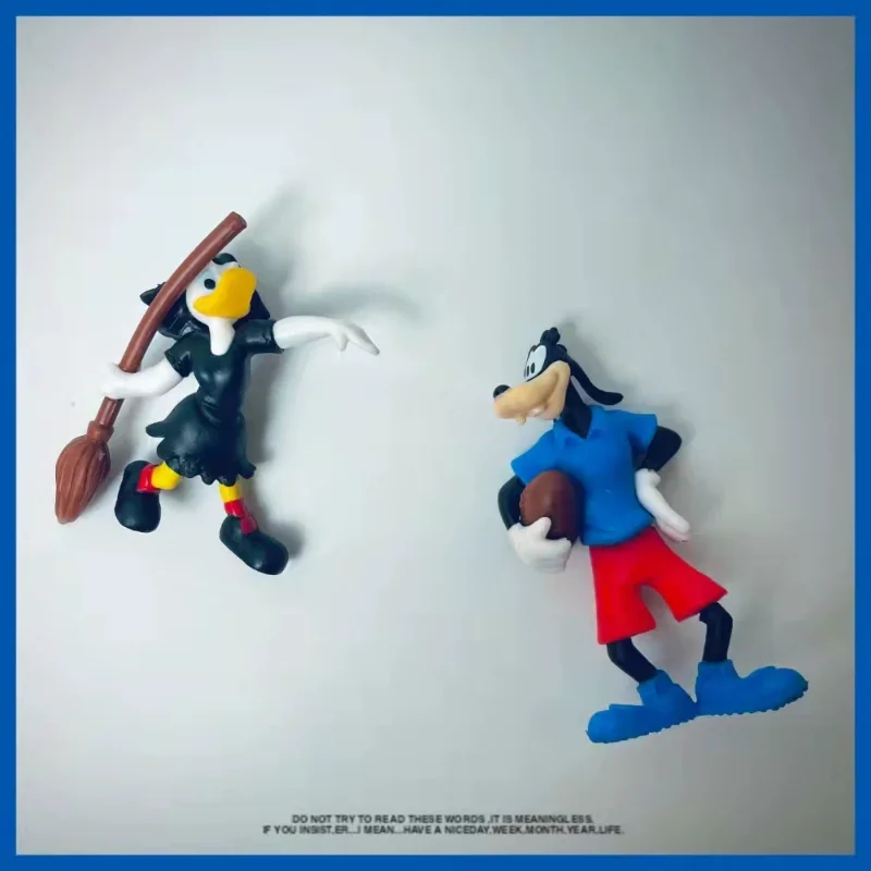 DIsney Minnie Mouse Mickey Donald Duck Goofy Daisy Stitch Chip Dale Mini Doll Ornament Accessories Diy Decoration