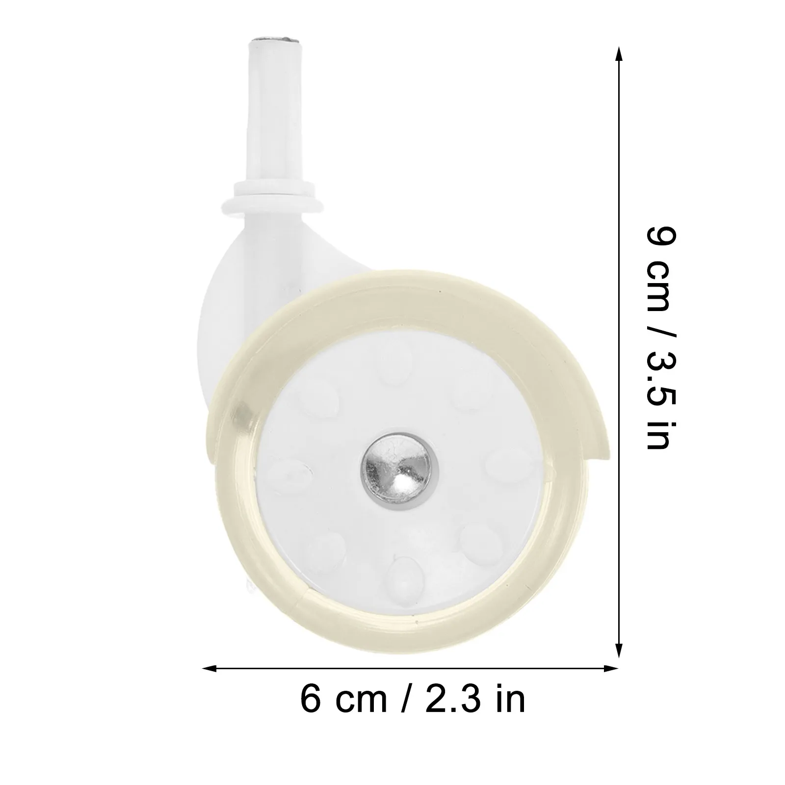 4Pcs Baby Walker Replacement Wheels Smooth Safe Casters for Most Walkers Learning to Walk Accessories Casters Wheels