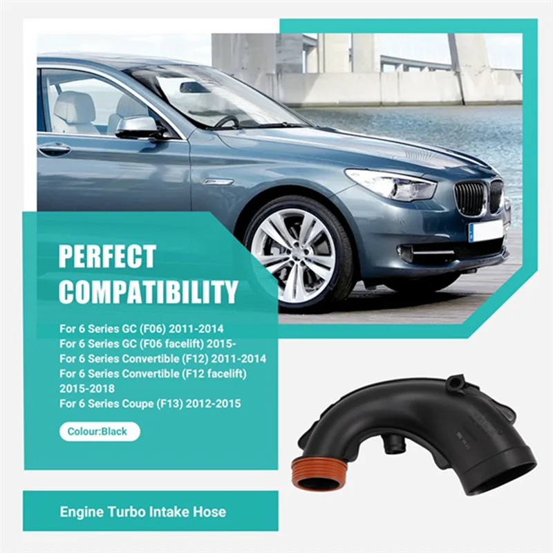 خرطوم مدخل توربو لمحرك السيارة لسيارات BMW 5 / 6 / 7 Series X5 X6 E70 E71 F02 F06 F07 F12