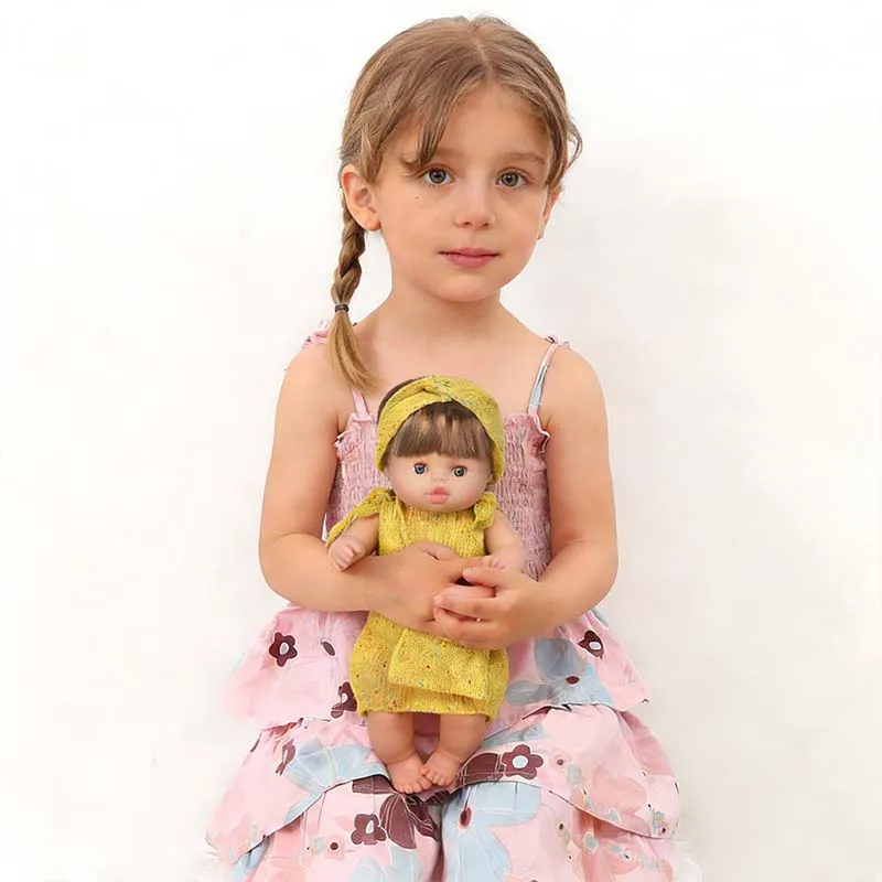 34cm 13.39 inch Babypop met openbare ogen, volledig zacht vinyl lichaam, reborn babypop, levensechte meisjespop, prinsessenpop, speelgoed, Bebe, verjaardagscadeau