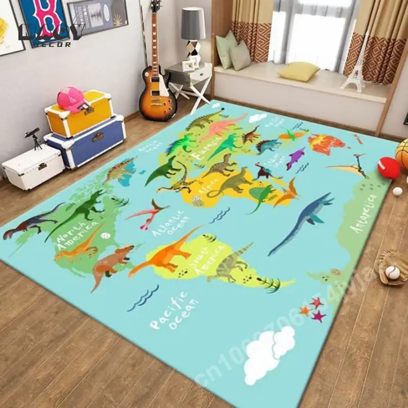 Kids Climbing Carpet Children's Room Bedside Decor Home Living Bedroom Sofa Doormat Floor Decoration Non-slip Washable Area Mat