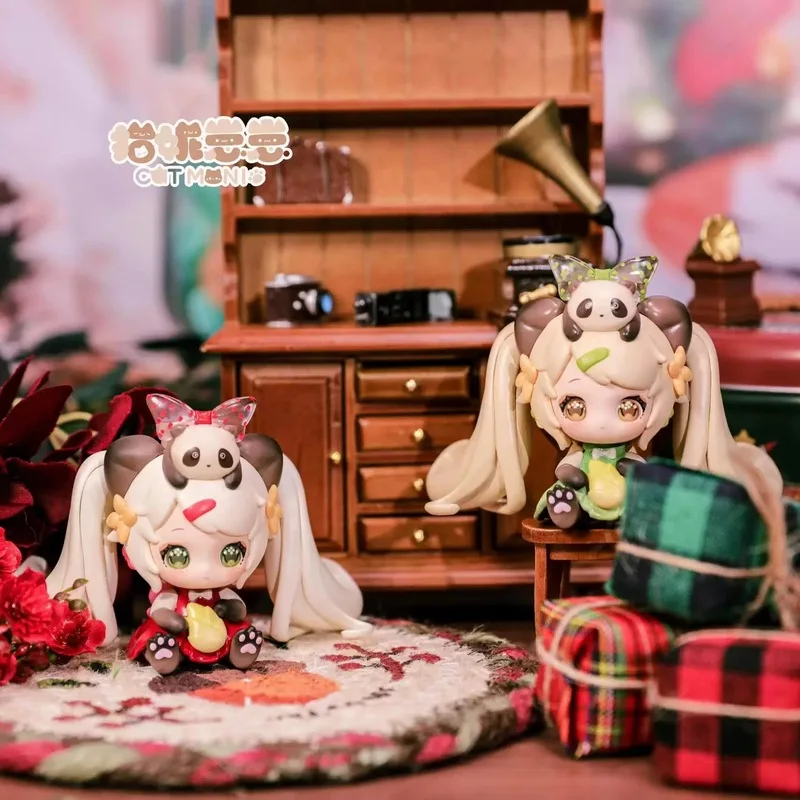 

Genuine Original Moni Cat Ni Baby'S Little Cat Agency Blind Box Trendy Play Handmade Mysterious Box Cute Desktop Ornament Gift