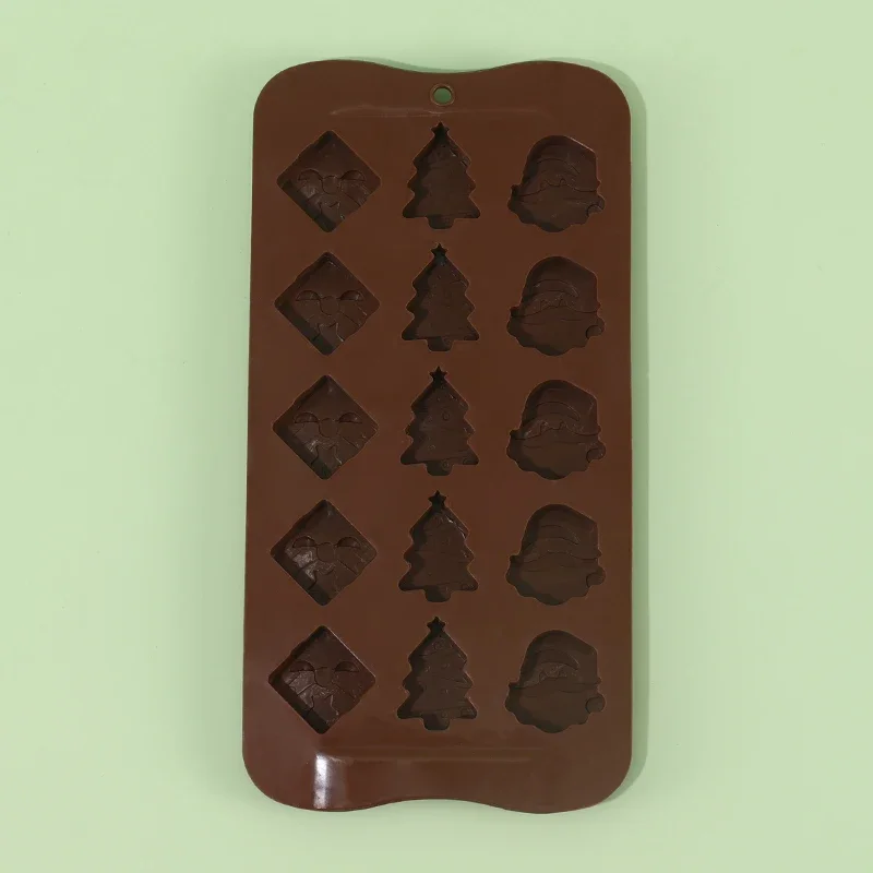 Christmas Cookie Cutters Santa Claus Snowflake Chocolate Molds Biscuits Christmas Tree Baking Accessories Decoration