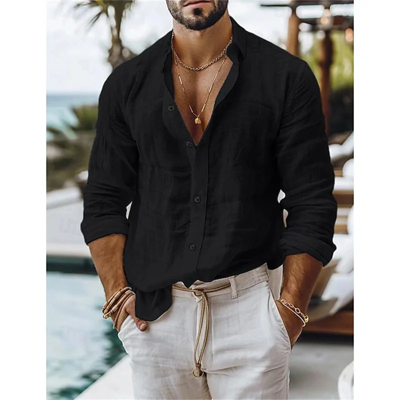 Thumbnail 3 - #69 Best Mens Cotton Linen Casual Shirts to Buy In 2026