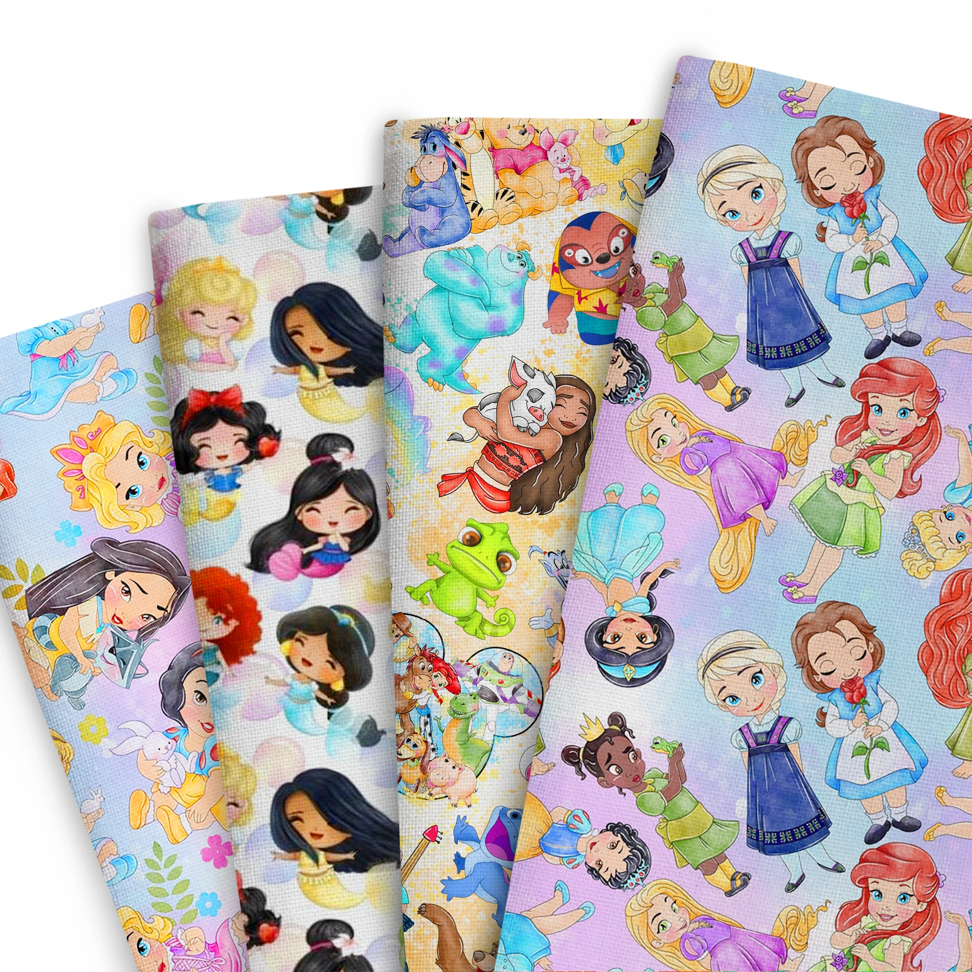 BEAST KINGOM Cartoon 50*145cm Patchwork Printed Polyester Fabric Tissue Sewing Quilting Fabrics Needlework Material DIY Handmade
