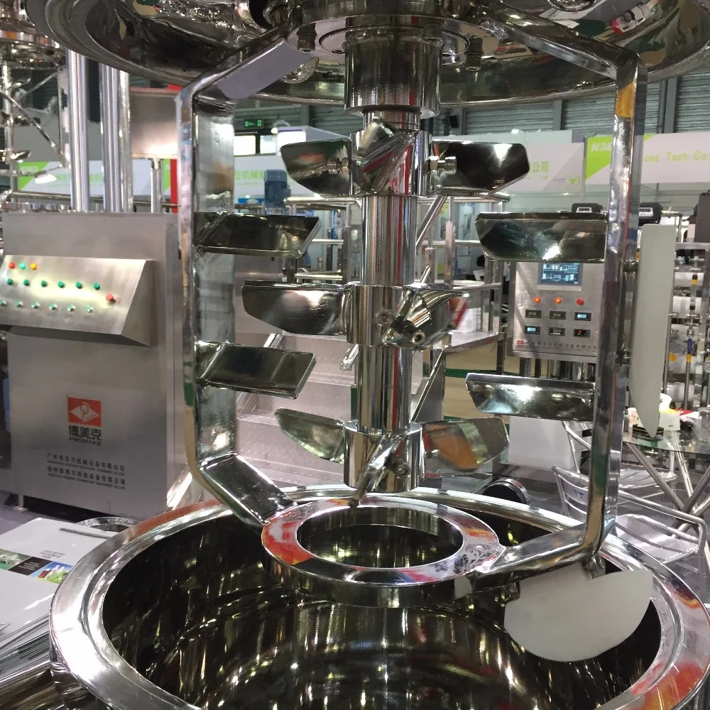 200L التخصيص كريم التجميل إمالة فراغ الخالط خلاط آلة استحلاب