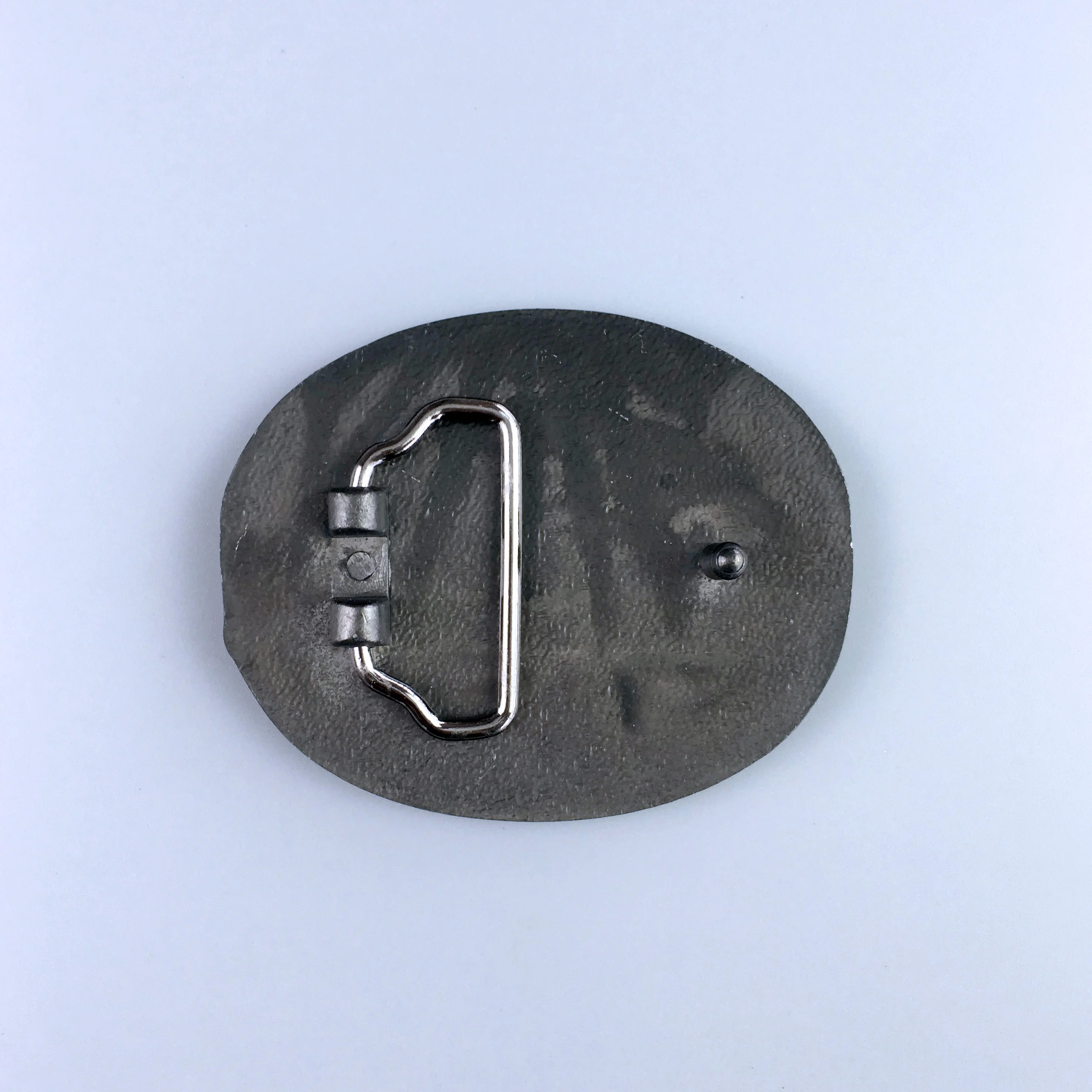 Vintage Red Enamel Plumber Trades Tradesman Belt Buckle Hebilla BUCKLE-WT125RD
