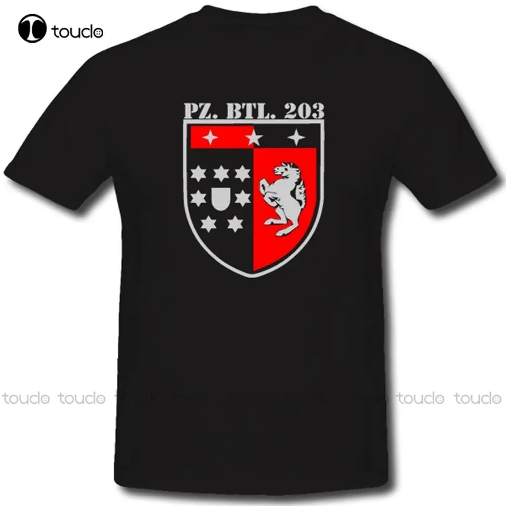 Camiseta de moda Pz Btl 203 Panzer Bataillon Bundeswehr BW, camiseta de cuello redondo, aldult personalizado, moda unisex para adolescentes, novedad