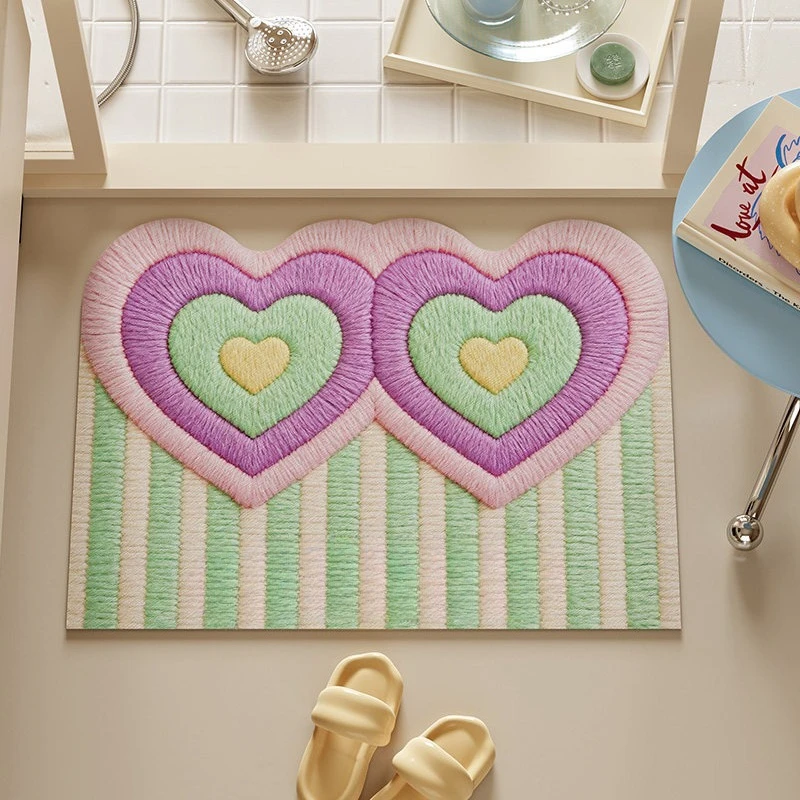 Bathroom absorbent diatom mud toilet doormat toilet toilet floor mat toilet carpet