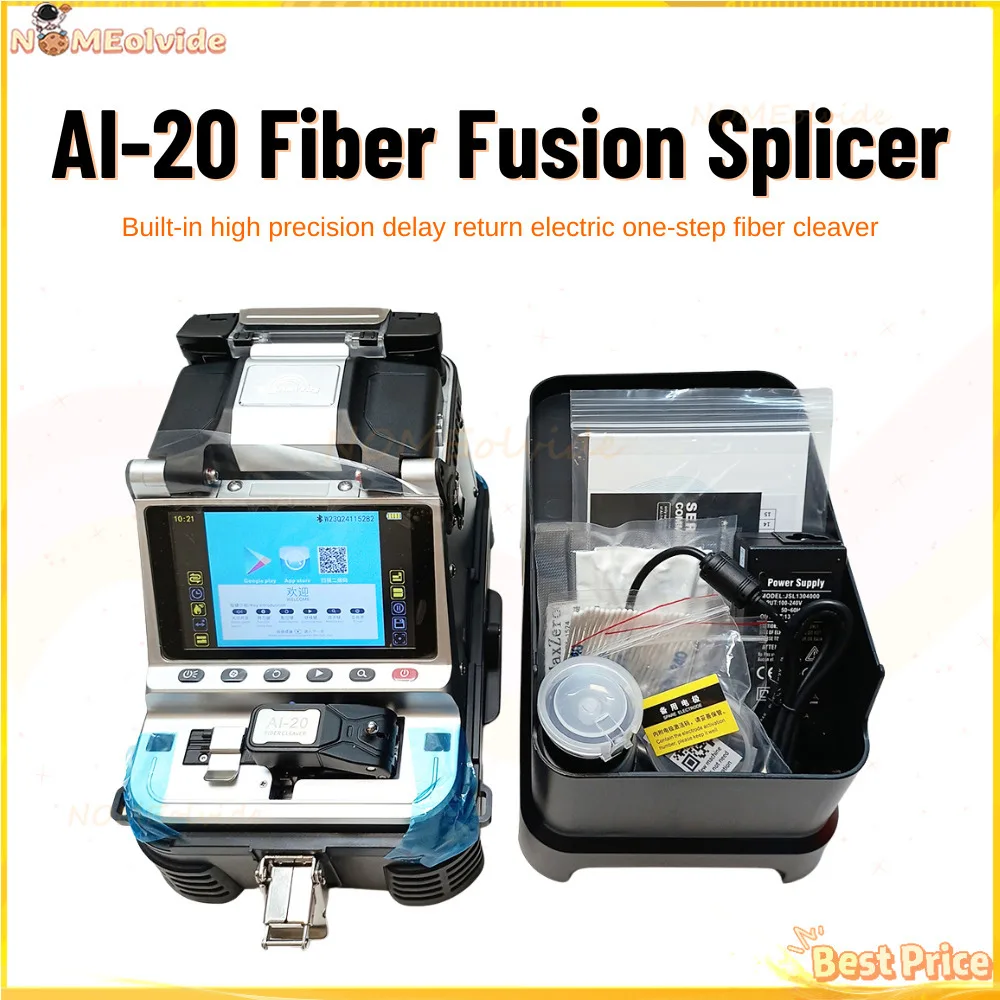 AI-20 AI-30 Automatic Optical Fiber Fusion Splicer, Signal Fire, SM And MM, Multi-Language, FTTH, Optic Splicing Hine