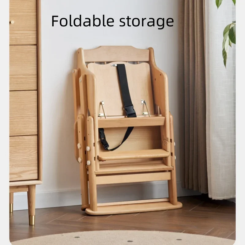 كرسي مرتفع خشبي للأطفال بارتفاع قابل للتعديل ، مقعد تغذية متعدد الوظائف للأطفال الصغار ، كرسي مرتفع للأطفال ، كراسي متنامية ، جودة ممتازة
