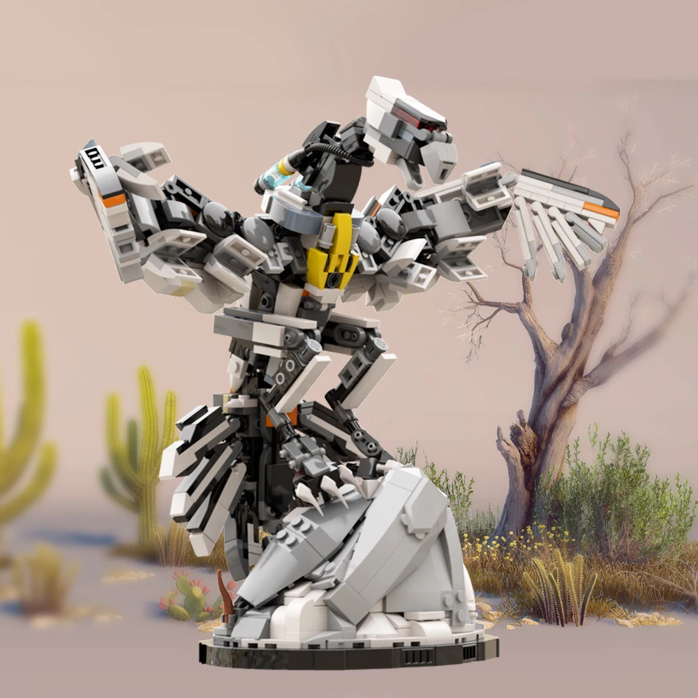 

MOC Horizon Zero Dawn Stormbird With Stand Building Blocks Game Horizon Monster Bricks DIY Set of Toys For Birthday Gifts