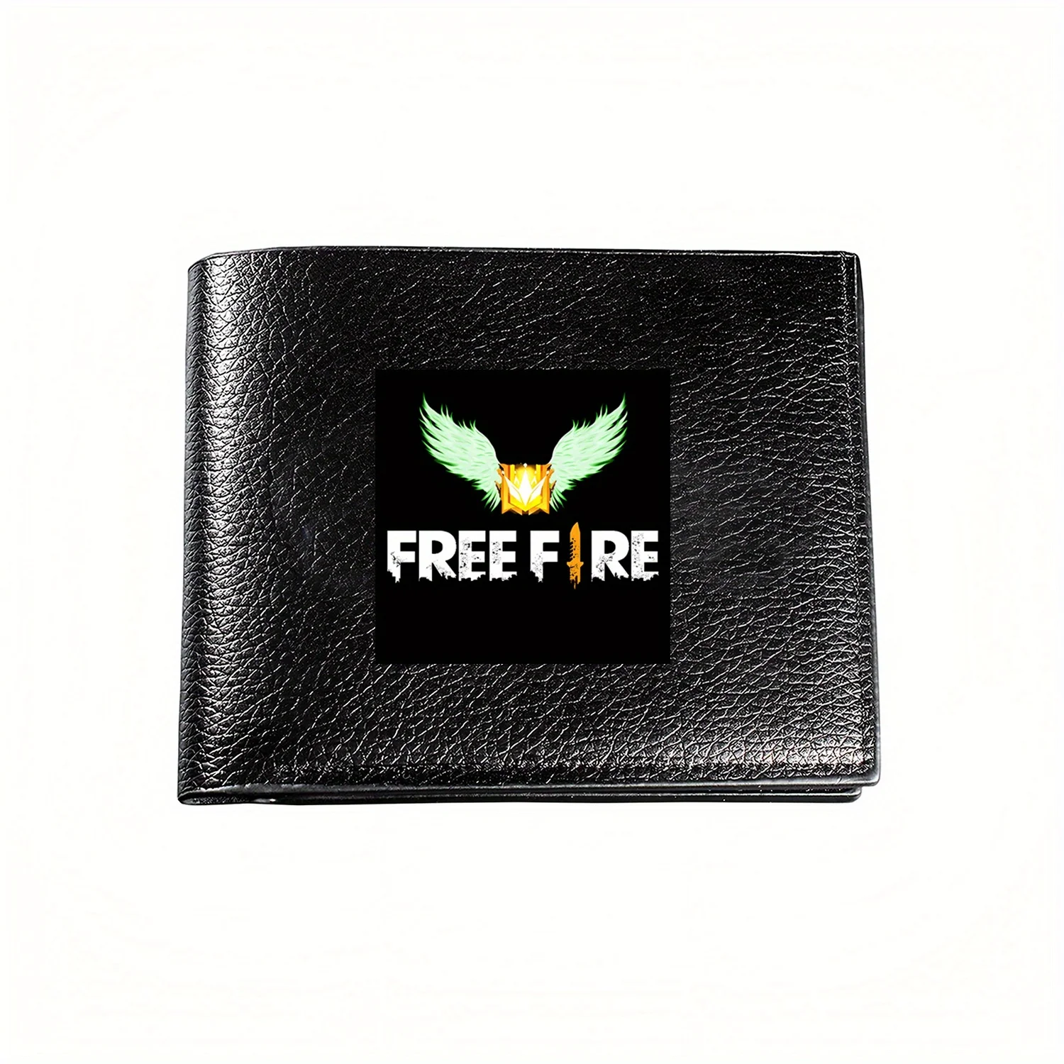 

Мужской кошелек Free Fire Wings & Crate Design, деловой мужской повседневный элегантный простой практичный качественный кошелек, стильный принт с графикой