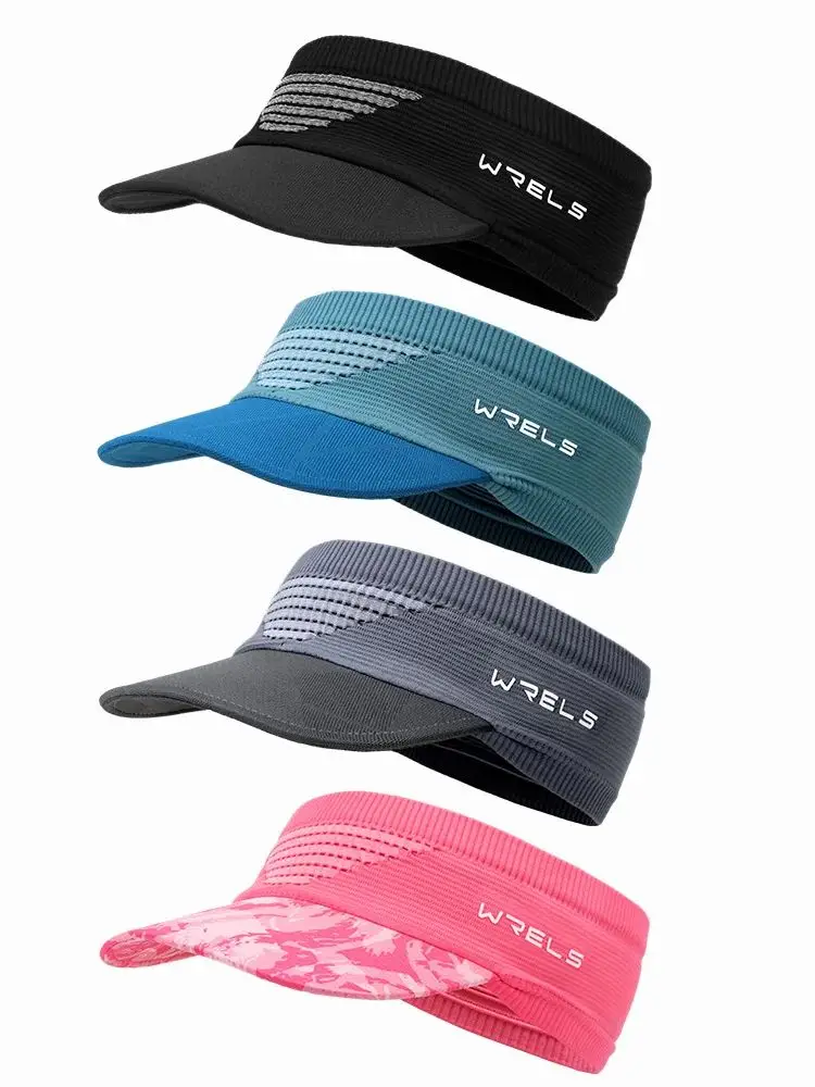 AliExpress WRELS Anti-UV Empty Top Hat Breathable Quick-Drying Outdoor Sports Visor Caps Foldable Beach Golf Tennis Bicycle Sunshade Hat