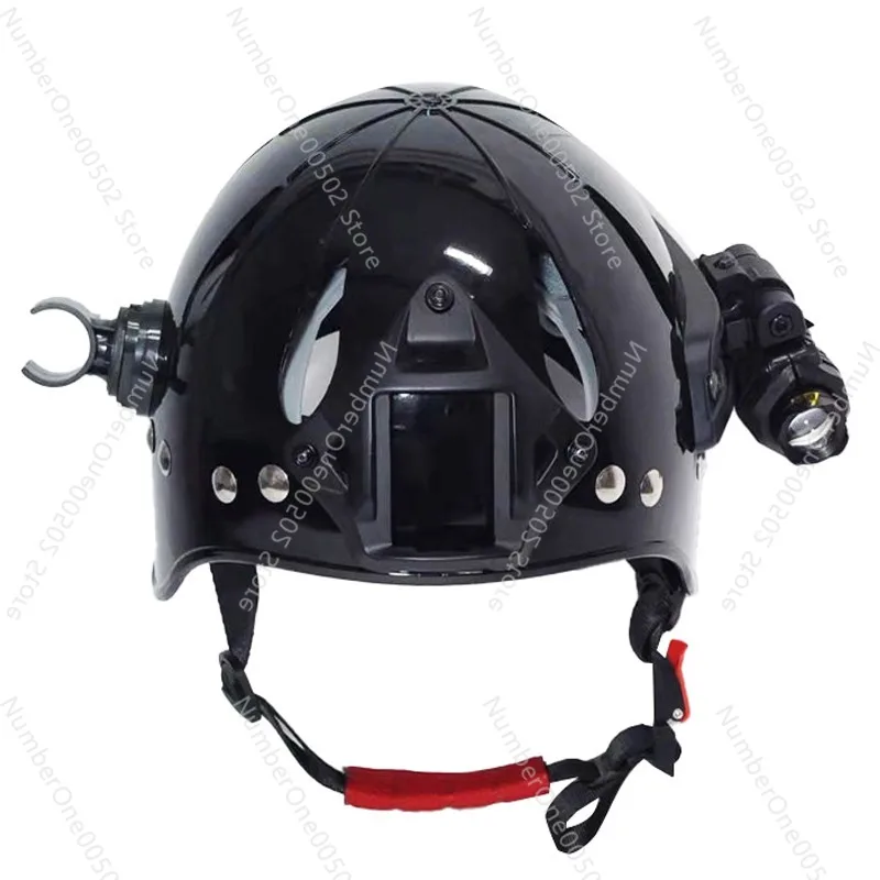 

Diving Helmet Water Rescue Helmet Anti Impact Corrosion Resistant Tactical Helmet for Emergency Firefighting Safety