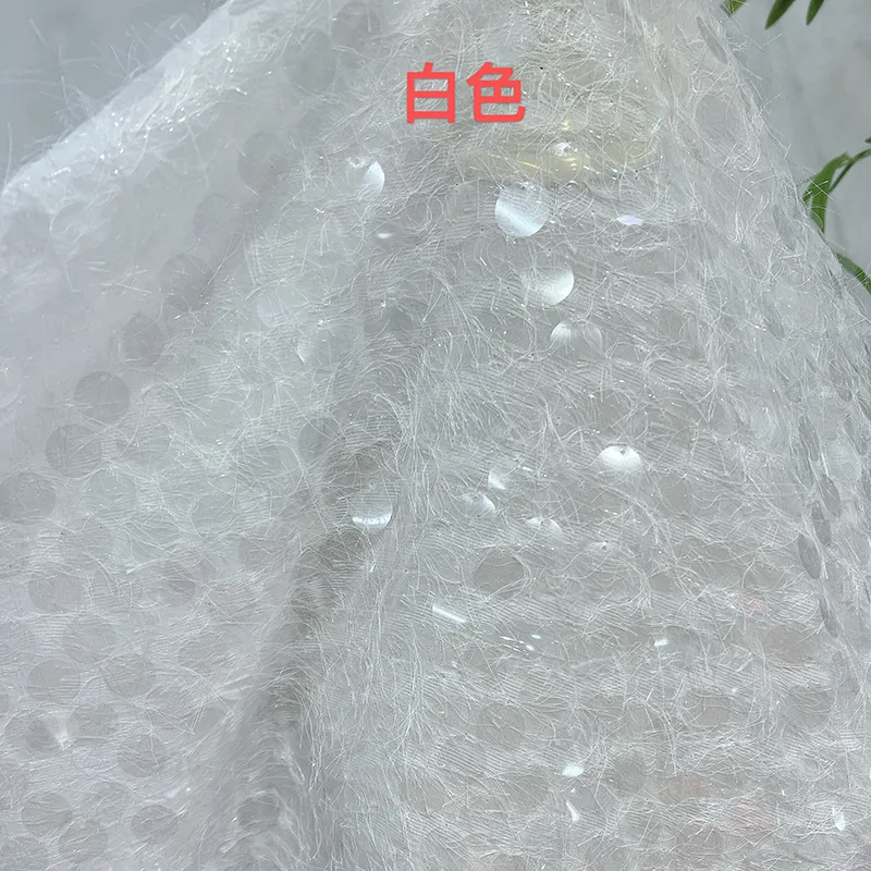 아프리카 스타일 레이스 풀 스팽글 원단, 이브닝 드레스용 레이스 소재, 태슬 빅 스팽글 레이스 원단, 메쉬 스팽글 플로럴 소재