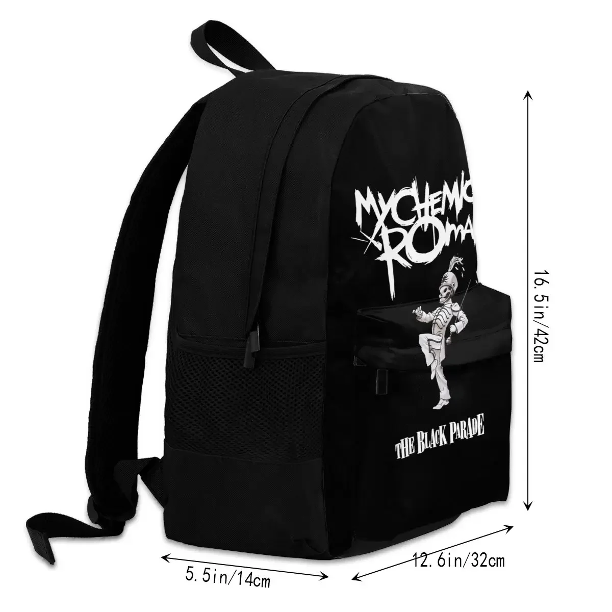 My Chemical Romance Parade Cover Band Logo Large Capacity Backpack Travel Training Sports Bag Clothes Backpacks