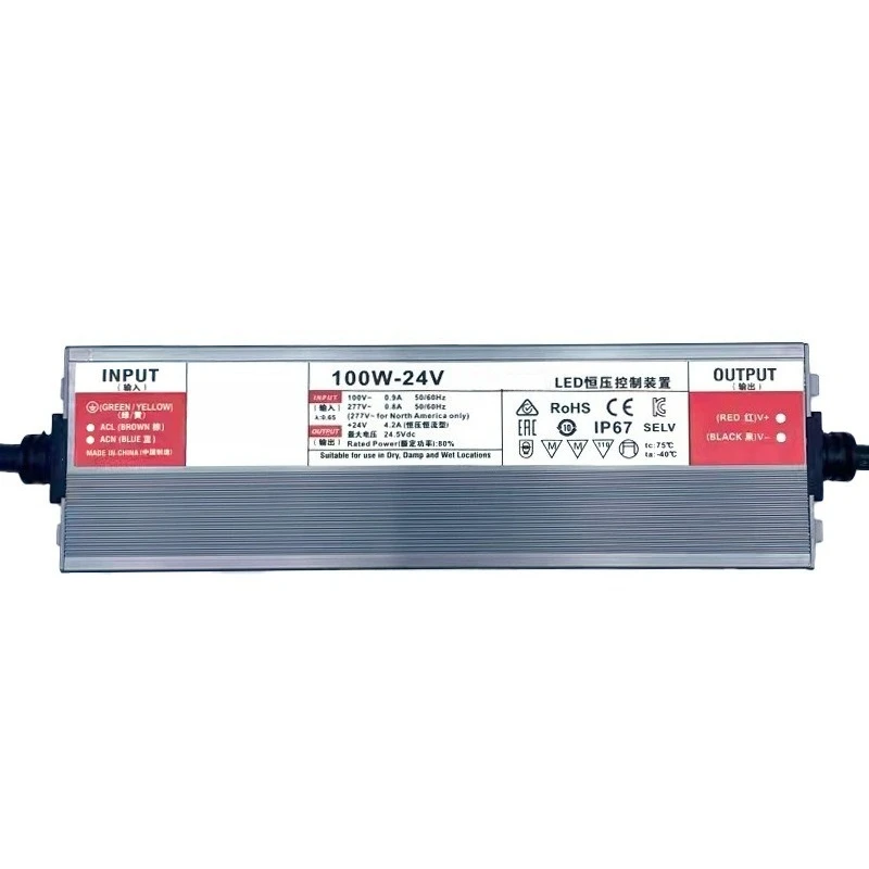 LED Constant‑Voltage Driver Outdoor Waterproof Switching Power Supply 12V 24V 60W Adapter For Light Box LED Strip
