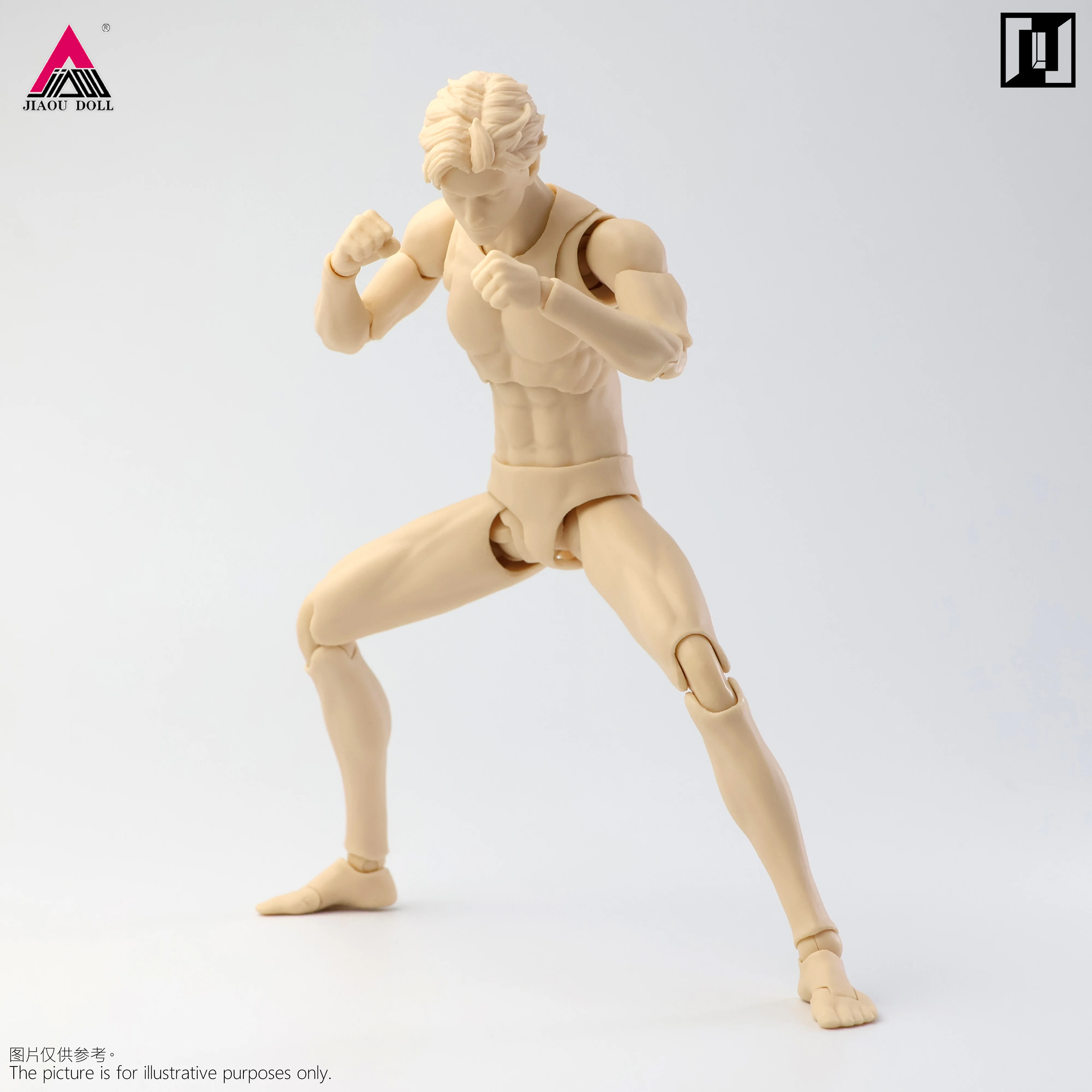 2026 Q1 Mirrfig MF001 1/12 Lean Male Articulated Joint Body Super Flexible 16.2cm White Yellow Action Figure Body Model Doll - Image 4
