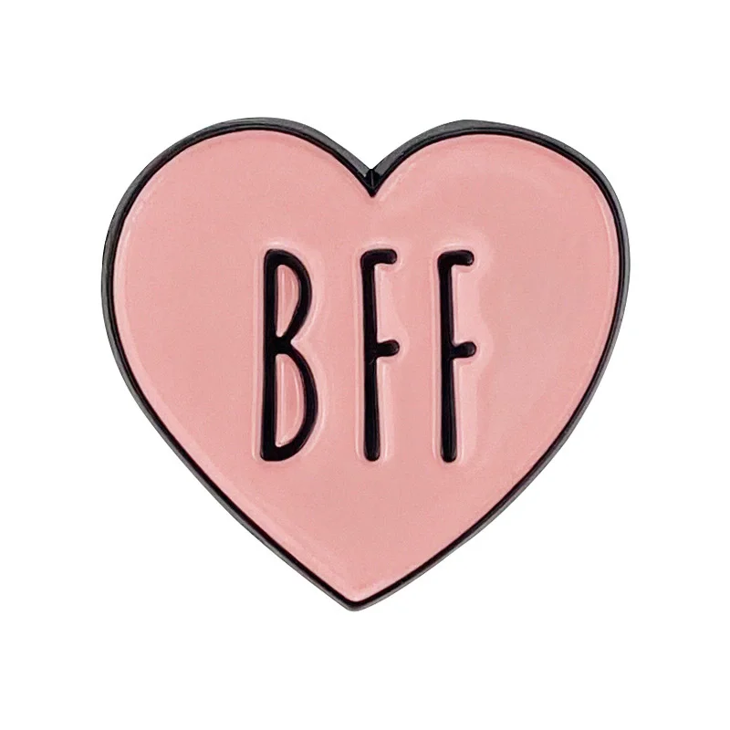new-bff-letter-pin-cartoon-baked-paint-brooch