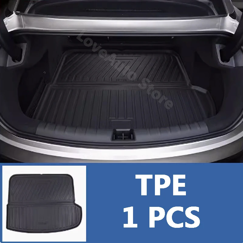 For ZEEKR 007 2024 Car TPE Trunk Mat Cargo Liner Car Pad Cover Case Carpet Rugs Car Protective Accessories Cover