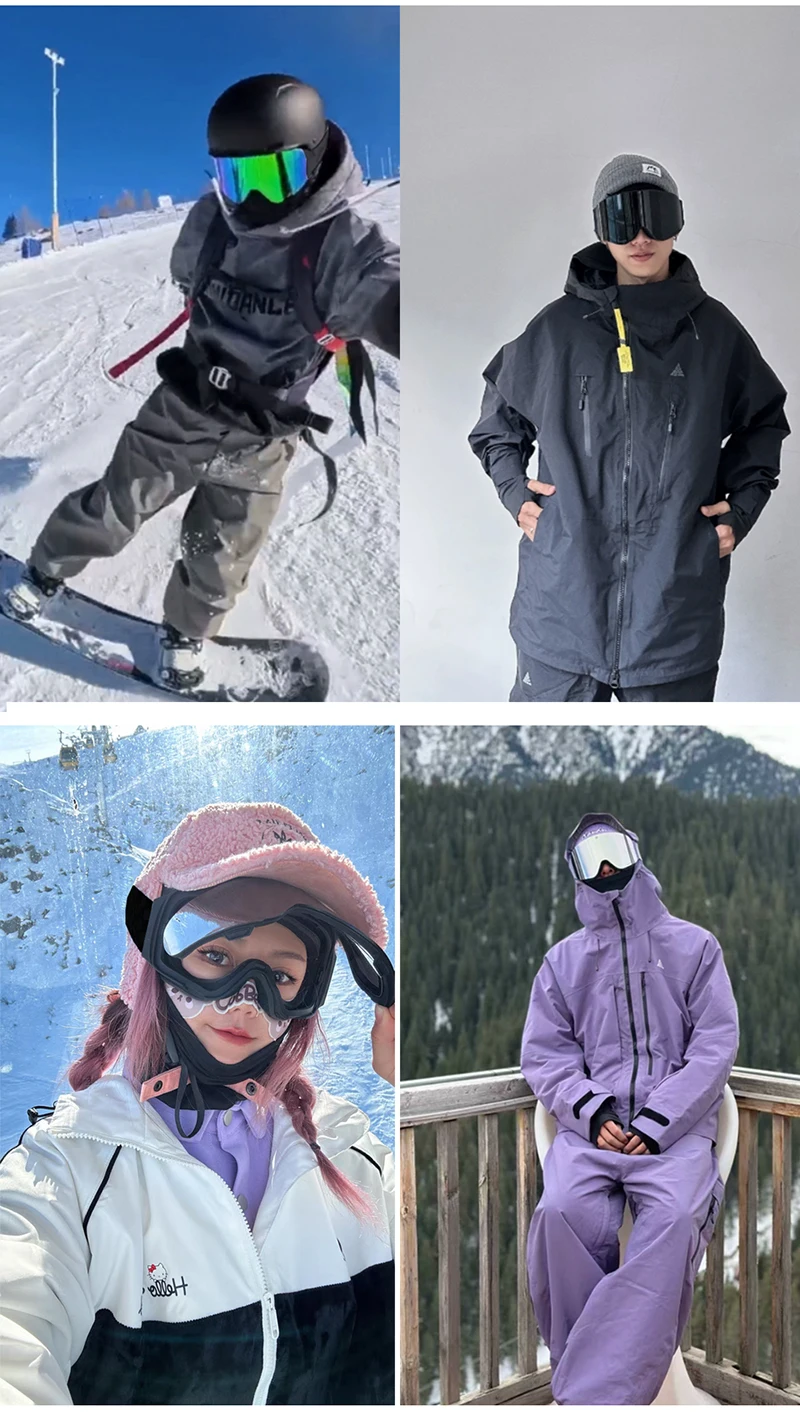 LOCLE Magnetische Skibrille Männer Frauen Doppelschichten Flip Up Snowboard Maske Skibrillen Antibeschlag OTG Motorrad Schneemobil Brille – Detail 17