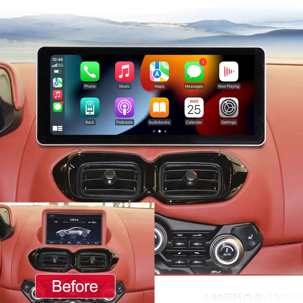 

Для Aston Martin V8 2018-2022 Android 14, мультимедийный DVD-плеер, Carplay, GPS-навигация, сенсорный экран, автомобильное радио