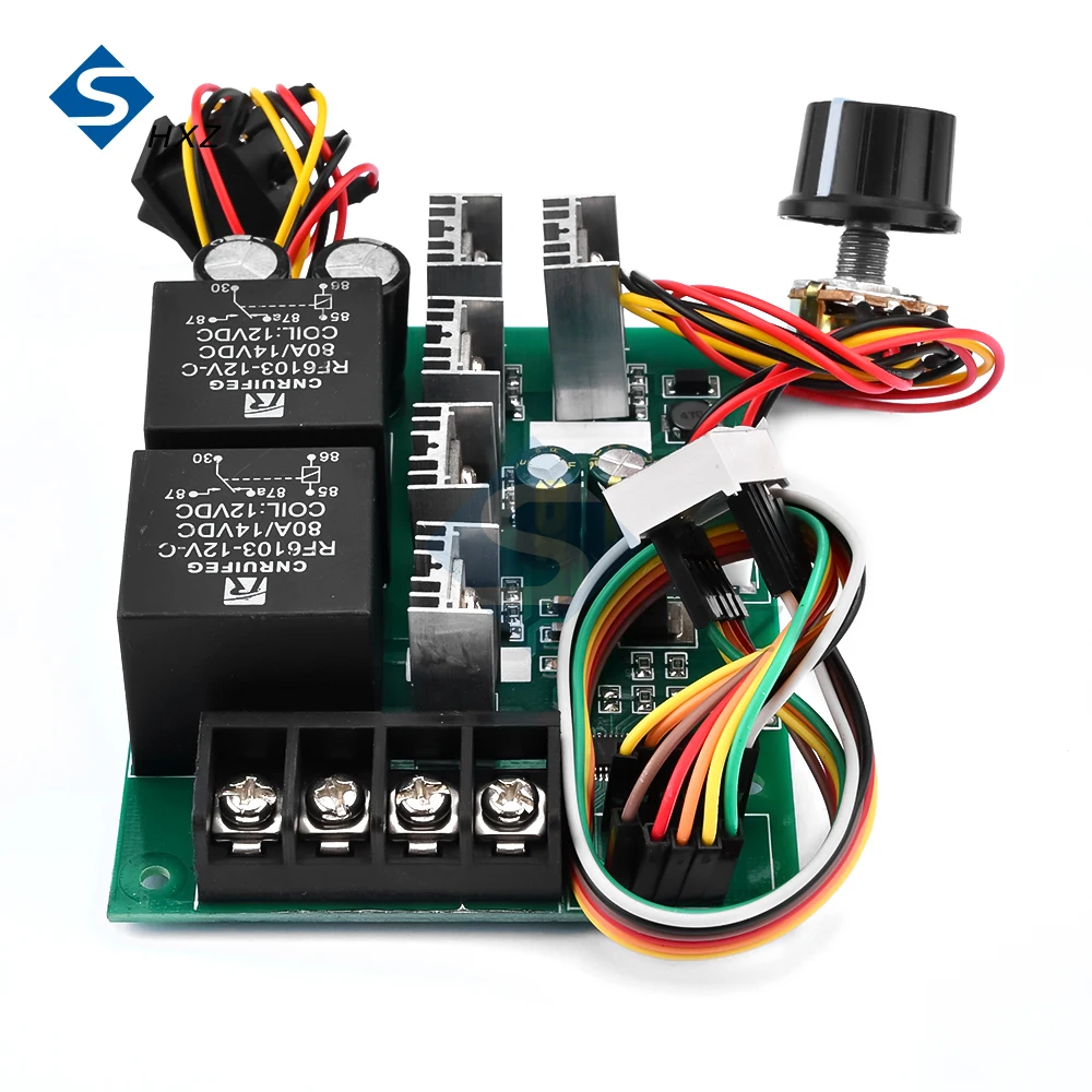 DC Motor Speed Controller 12V PWM Voltage Regulator 12V 24V 48V Dimming Dimmers Motor Speed Controller Input MAX 60A Governor