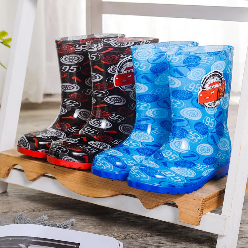 

Kids'Casual Boots Rain boots EVA Mickey Mouse Spring Shoes For Children Waterproof Anti-slip Soft Bottom Blue Purple Size 26-31