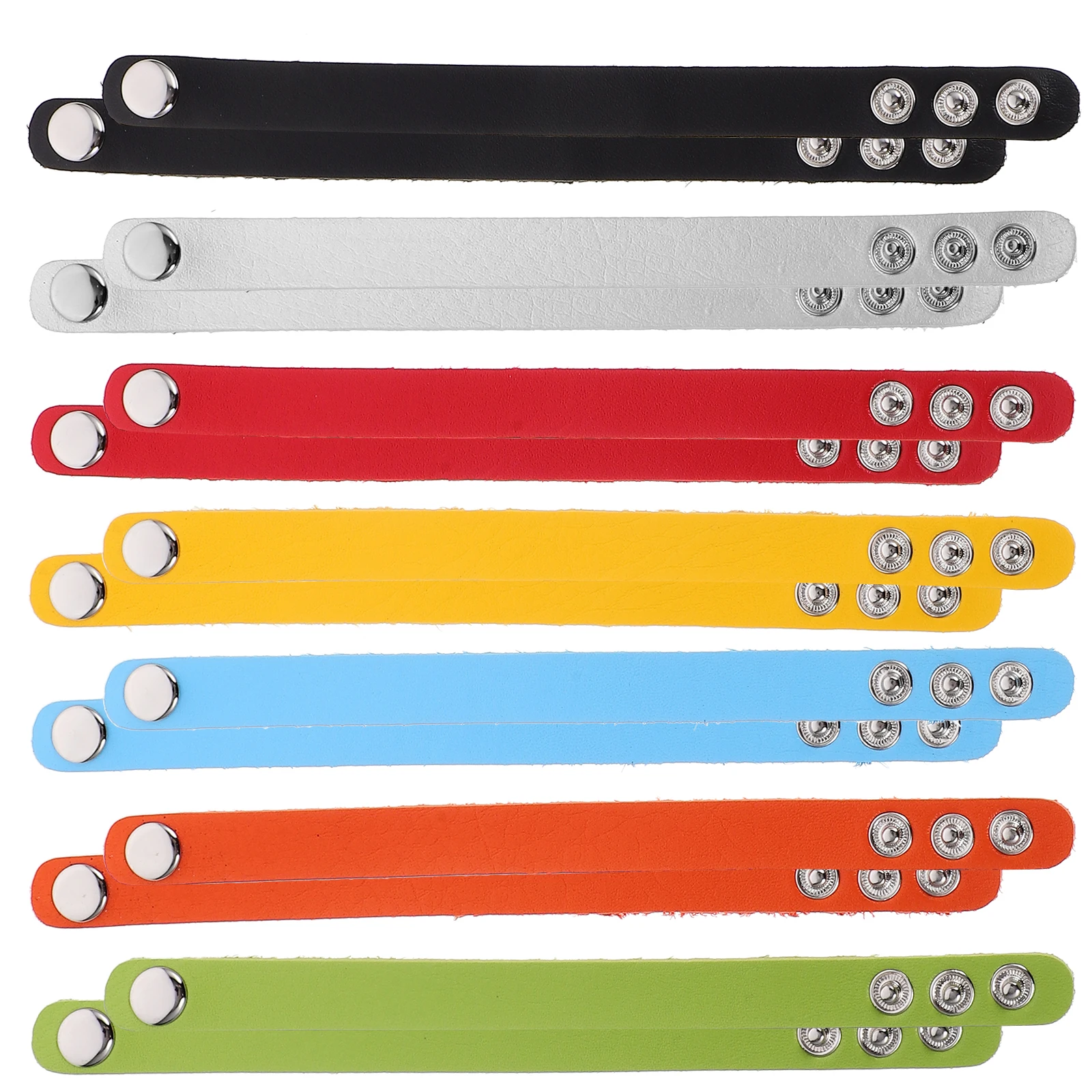 

14Pcs Bracelet Adjustable Engraving Blank Bracelet Versatile Design Men Women Elegant Wear Dating Parties