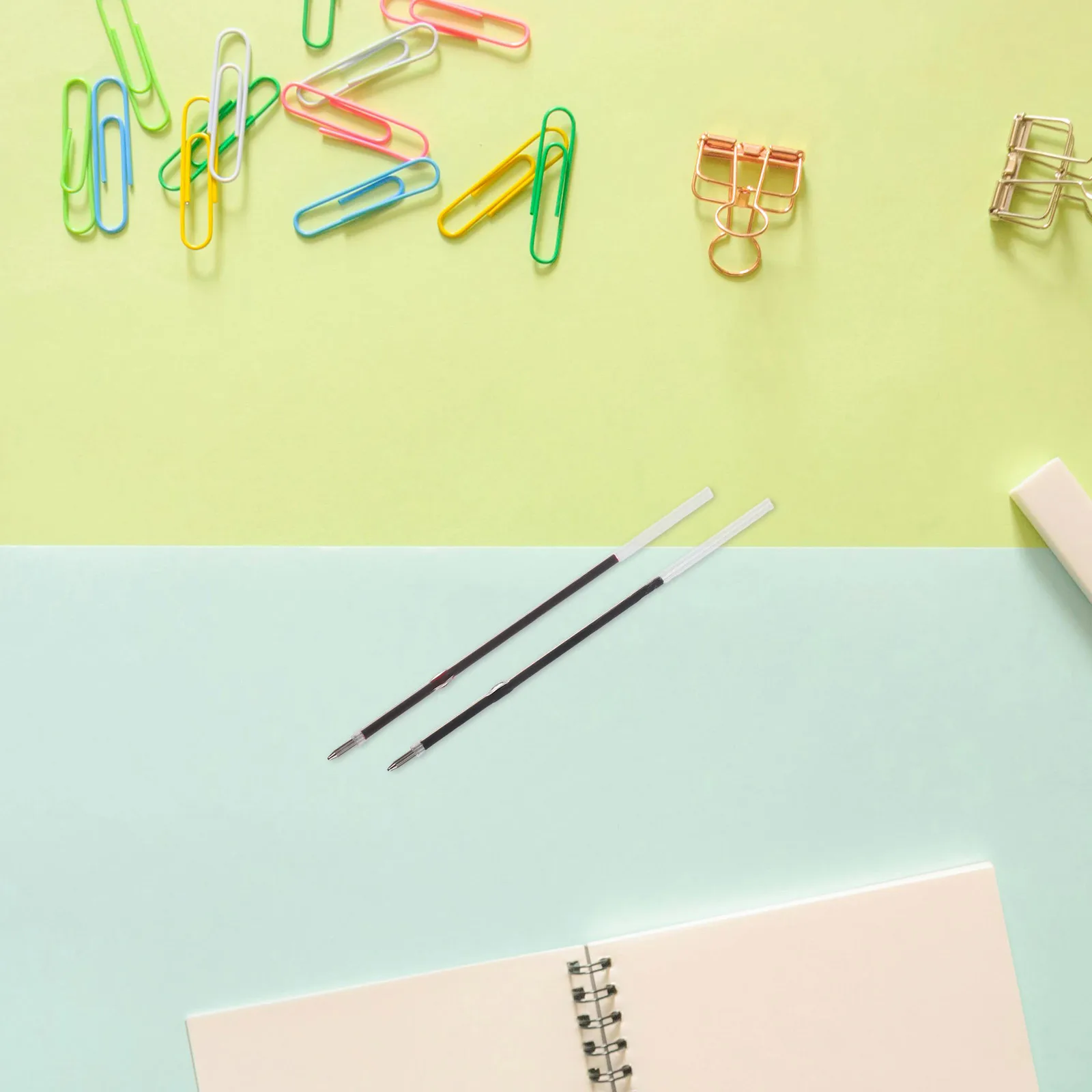 

200 Pcs Ballpoint Pen Refill Convenient Telescopic Fisher Plastic Pens Ink Refills for Office