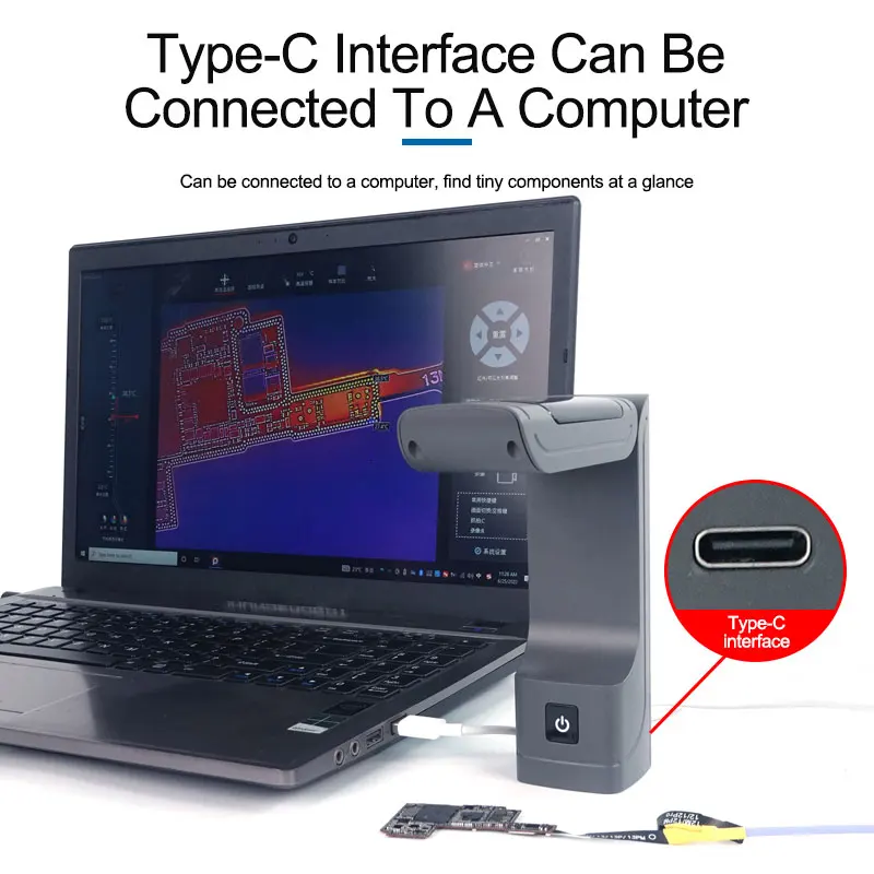 SUNSHINE LC-AD15 400W 3D Analyzing Instrument Quick  Phone PCB Detection Infrared Thermal Imaging Camera Repair Tool Kit