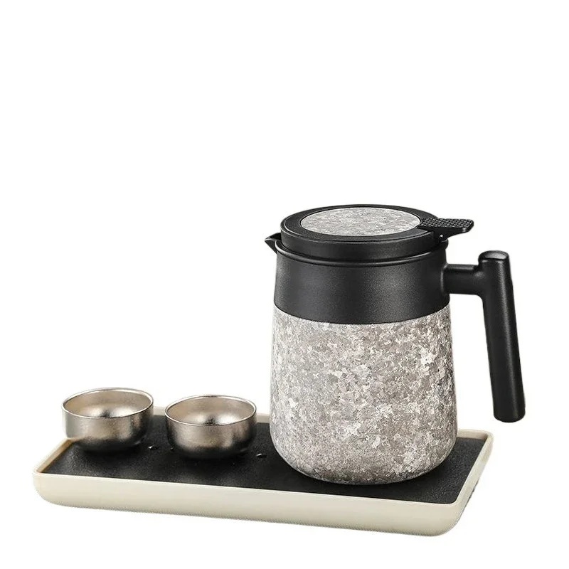 exquisite burned titanium pure titanium, desktop pot light luxury double-layer high-value teacher gift, free lettering