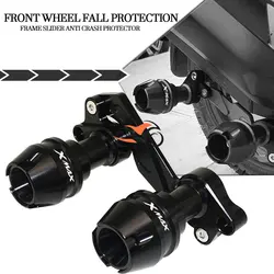 For Yamaha XMAX300 XMAX 300 accessories Front Fork Wheel Fall Muffler Pipe Frame Protection Frame Slider Anti Crash Protector