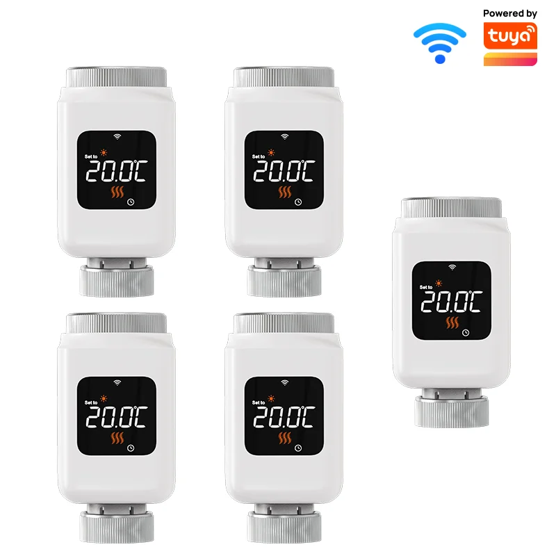 Tuya Smart WiFi thermostatische radiatorkraan TRV programmeerbare APP externe temperatuurregelaar verwarming met Alexa Google Home