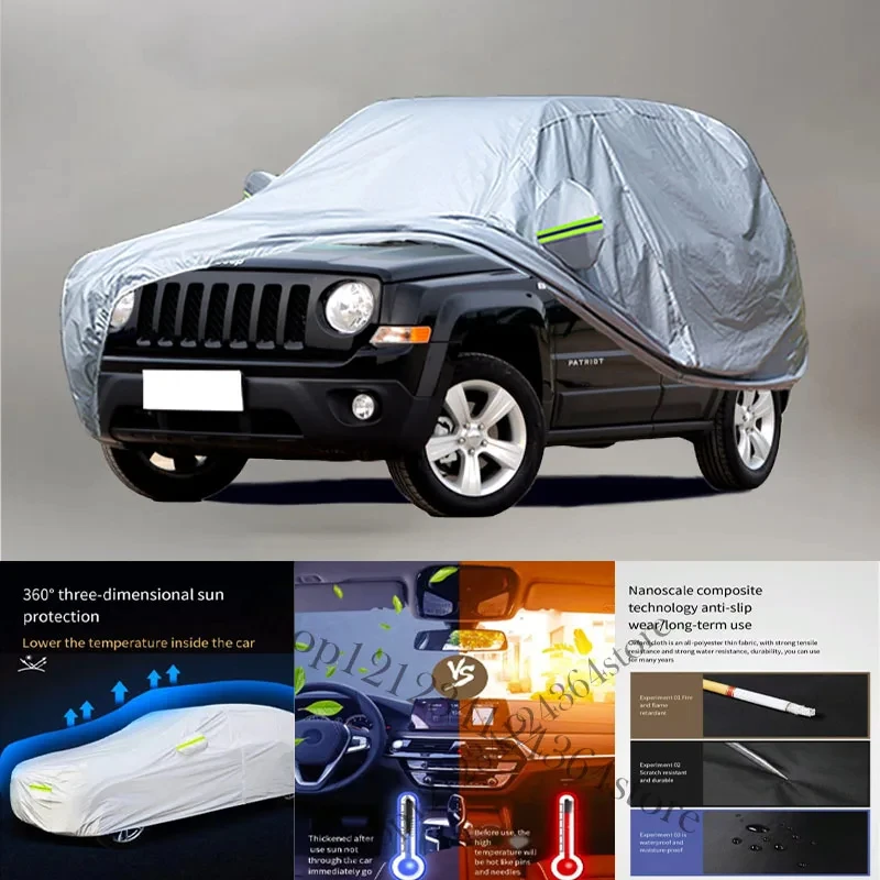 

For Jeep Patriot Car cover Exterior Car Cover Outdoor Protection Full Car Covers Waterproof