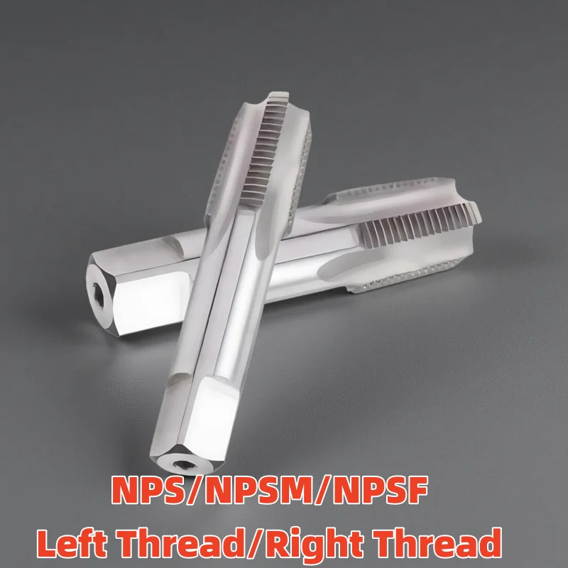 

1PCS Left/Right Pipe Straight Groove Tap NPS/NPSM/NPTF1/16-27 1/8 3/8 1/4-18 3/4 1/2-14 1'' 2''