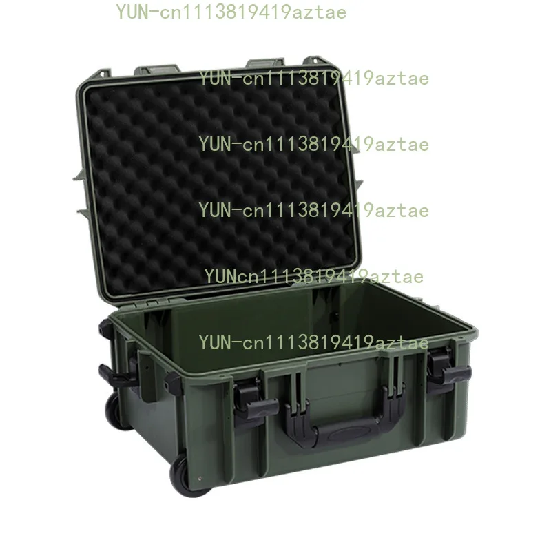 Military Green Waterproof Shockproof Hard Camera Case Camera Lens Photography Equipment Protective Box
