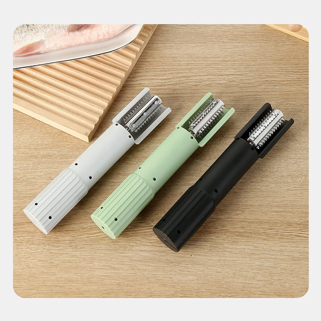 Stainless Steel Fish Scale Remover Makes Cleaning Fruits And Vegetables With Handy Portable Features Equipped