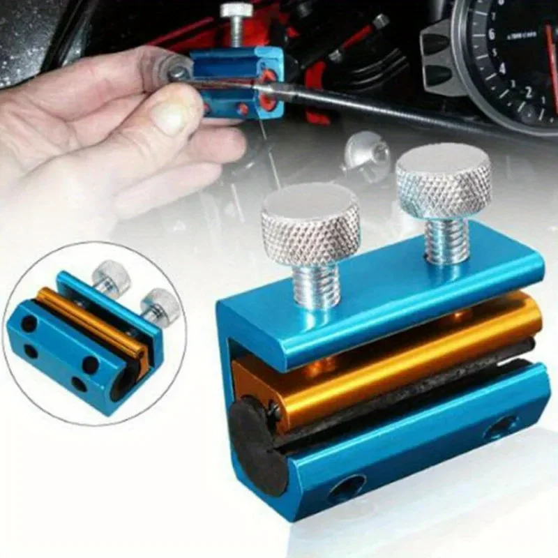 Herramienta lubricante de Cable de freno de embrague de acelerador, accesorio de engrasador de lubricación de Cable portátil para ATV