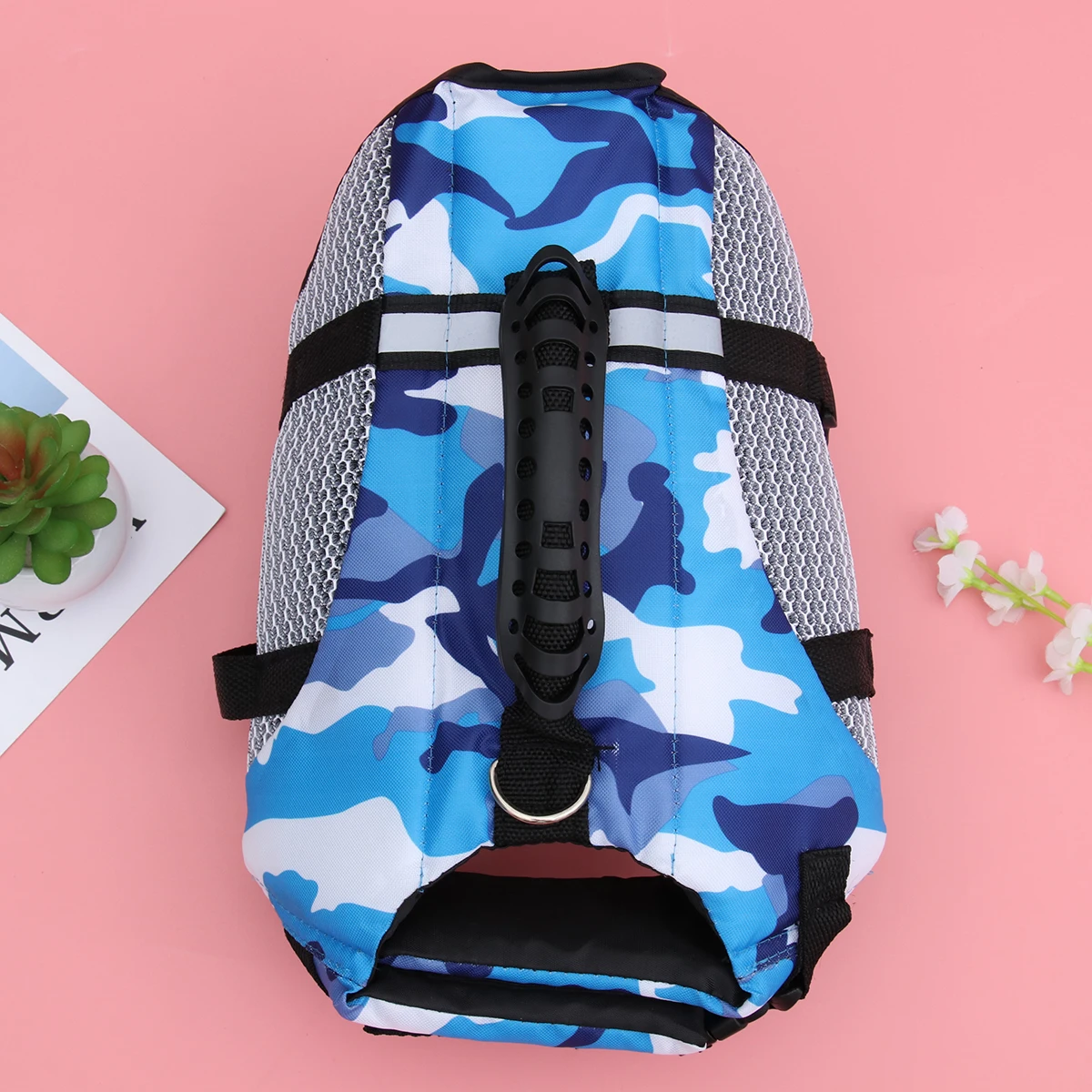 

Pet Life Jacket Durable Vest Lightweight Reflective Handles Quick Release Large Dog Swimsuit Outdoor Float Coat